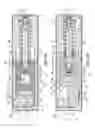 Fig. 12 - Low-bulkiness hydraulic hinge