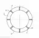 Fig. 01 - FRICTION LINING FOR INDUSTRIAL BRAKES AND DRIVE ELEMENTS AND METHOD FOR PRODUCING A FRICTION LINING FOR INDUSTRIAL BRAKES AND DRIVE ELEMENTS
