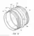 Fig. 08 - Co-molded sealing ring for use in an electrical fitting, and a raintight compression connector and raintight compression coupler incorporating a co-molded sealing ring