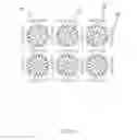 Fig. 14 - GROW LIGHT MATRIX SYSTEM USING SPACERS TO MAINTAIN PROPER LIGHT POSITION