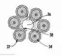 Fig. 01 - Rollable optical fiber ribbon