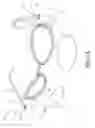 Fig. 06 - Coupling element comprising precious metal adapted for coupling an eyewear frame with a temple