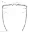 Fig. 01 - EYEGLASS FRAME HAVING SELECTIVELY INTERCHANGEABLE TEMPLES WITH SIMPLIFIED RECESSED INTERCONNECTION CLIPS
