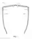 Fig. 02 - EYEGLASS FRAME HAVING SELECTIVELY INTERCHANGEABLE TEMPLES WITH SIMPLIFIED RECESSED INTERCONNECTION CLIPS