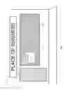 Fig. 09 - LIGHT TRANSMISSIVE DOOR, WINDOW, AND/OR SHIELD PROJECTION SYSTEM AND METHOD