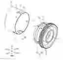 Fig. 01 - Fixing unit with rotating member having engaging holes that engage projections on a heat insulating member, and image forming apparatus thereof