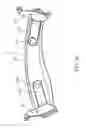 Fig. 43 - Adjustable and foldable shoulder rest for violin or viola