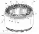 Fig. 01 - Stator for rotating electric machine