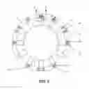 Fig. 03 - Stator with insulating bobbin in a brushless motor