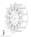 Fig. 04 - Brushless motor with cog-shaped rotor core having poles with auxiliary magnets and shaft-fixing portions