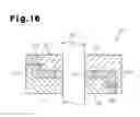 Fig. 13 - Brushless motor with cog-shaped rotor core having poles with auxiliary magnets and shaft-fixing portions