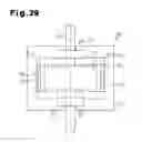 Fig. 25 - Brushless motor with cog-shaped rotor core having poles with auxiliary magnets and shaft-fixing portions