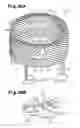Fig. 28 - Brushless motor with cog-shaped rotor core having poles with auxiliary magnets and shaft-fixing portions