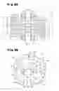 Fig. 53 - Brushless motor with cog-shaped rotor core having poles with auxiliary magnets and shaft-fixing portions