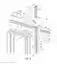 Fig. 07 - Electronic display mounting system