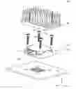 Fig. 01 - Screwless heat sink attachment