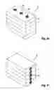 Fig. 32 - Broiler container with a base and side walls, which is designed and set up for receiving and holding at least five living broilers, in particular as part of a unit and an arrangement of a transport trailer