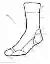 Fig. 01 - SOCK WITH SELECTIVE YARN PLACEMENT