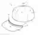 Fig. 01 - Hat with rotatable and removable brim
