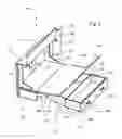 Fig. 03 - Folding bed for space saving storage within a cabinet
