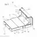 Fig. 04 - Folding bed for space saving storage within a cabinet
