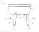 Fig. 01 - SERVING BOWL WITH FOLDING LEGS