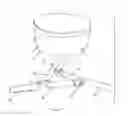 Fig. 02 - SERVING BOWL WITH FOLDING LEGS