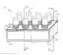 Fig. 01 - Cup rack for stacked disposable cups