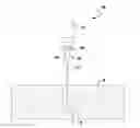 Fig. 01 - Hot-wire welding assembly for deep and narrow recessed gaps
