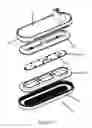 Fig. 13 - Vehicle light assembly with multiple light arrays