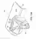 Fig. 15 - Integrated automotive system, compact, low-profile nozzle assembly and compact fluidic circuit for cleaning a wide-angle image sensor's exterior surface