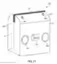 Fig. 22 - Portable bag having integrated handling openings and improved volumetric characteristics and assembly for use therewith