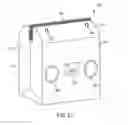 Fig. 22 - Portable bag having improved handling features and improved volumetric characteristics and assembly for use therewith
