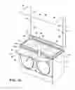 Fig. 15 - Laundry module for washing a load of fabric items