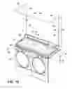 Fig. 16 - Laundry module for washing a load of fabric items