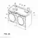 Fig. 22 - Laundry module for washing a load of fabric items