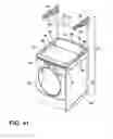 Fig. 41 - Laundry module for washing a load of fabric items