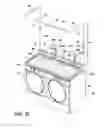 Fig. 57 - Laundry module for washing a load of fabric items