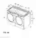 Fig. 58 - Laundry module for washing a load of fabric items