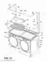 Fig. 12 - Laundry system with a laundry module for washing a load of fabric items