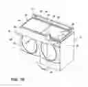 Fig. 13 - Laundry system with a laundry module for washing a load of fabric items