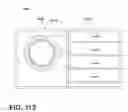 Fig. 131 - Laundry system with a laundry module for washing a load of fabric items