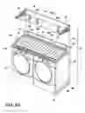 Fig. 60 - Laundry system with a laundry module for washing a load of fabric items