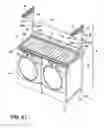 Fig. 61 - Laundry system with a laundry module for washing a load of fabric items