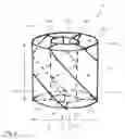 Fig. 04 - Catalyst chamber with a catalyst bed embedded therein for a monopropellant thruster of a rocket engine