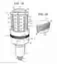 Fig. 02 - LED LIGHT FIXTURE WHICH IS CONFIGURED TO ALLOW FOR VENTING YET PREVENT INSECTS FROM ENTERING THE FIXTURE