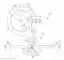 Fig. 01 - Timepiece regulating mechanism with magnetically synchronized rotating arms