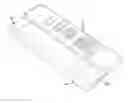 Fig. 01 - Remote control with dual activated touch sensor input
