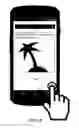 Fig. 06 - SYSTEM AND METHOD FOR RECEIVING A TOUCH INPUT AT A LOCATION OF A CURSOR EXTENDED FROM THE TOUCH INPUT ON A TOUCHSCREEN DEVICE