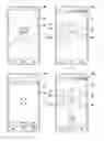 Fig. 01 - Mobile terminal displaying execution screens for functions executing in the background